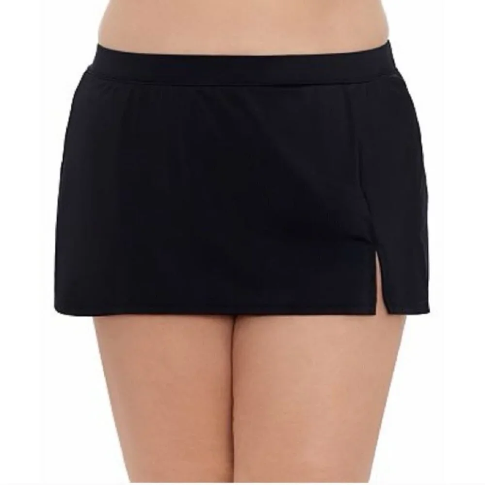 Bal Harbour Tummy Control Black Swim Skirtini Size 2X - Picture 1 of 6